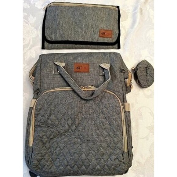 New Baby Diaper Bag Backpack with Changing Pad, Pacifier Case - Picture 1 of 3